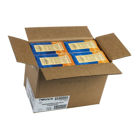 Posada Shredded Chicken Taquitos, 1.1 Ounce -- 192 per case.