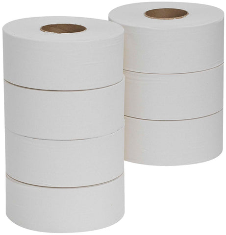 Pacific Blue Jumbo Jr. Epa White 2-Ply Compliant Bathroom Tissue -- 8 per case