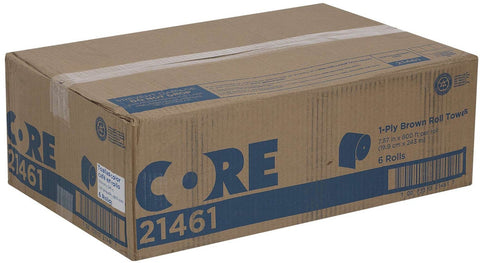 Pacific Blue Brown High Capacity Towel Roll -- 6 per case