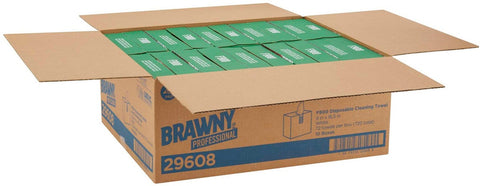 Brawny Professional F900 White Disposable Cleaning Towel - Tall Box, 72 count per box -- 10 box per case