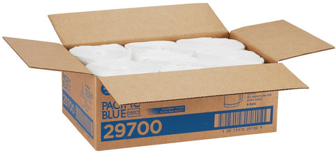 Pacific Blue Select White Centerpull Disposable Surface System Towel Roll Refill -- 540 per case