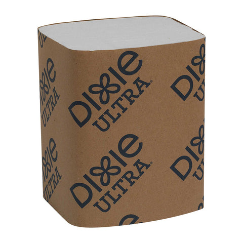 Dixie Ultra White Interfold 2 Ply Napkin Dispenser Refill -- 6000 per case.