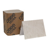 Dixie Ultra Interfold 2 Ply Brown Napkin Dispenser Refill, 6.5 x 9.85 inch -- 6000 per case.
