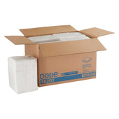 Acclaim White 1 Ply 16x16 1/4 Fold Paper Dinner Napkin -- 4000 per case.