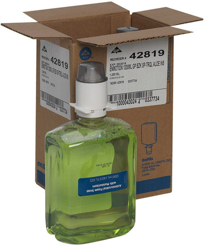 Enmotion Tranquil Aloe Gen2 Moisturizing Antimicrobial Foam Soap Dispenser Refill, 1200 Milliliter -- 2 per case