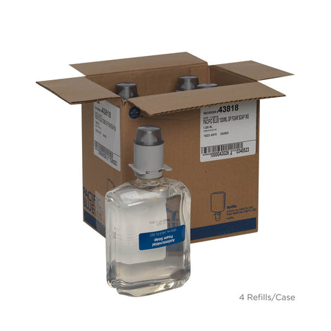 Georgia Pacific Blue Ultra Fragrance Free Antimicrobial Foam Soap, 1200 Milliliter -- 4 per case.