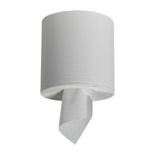 Acclaim 1-Ply Centerpull Perforated Towels, White -- 6 rolls per case.