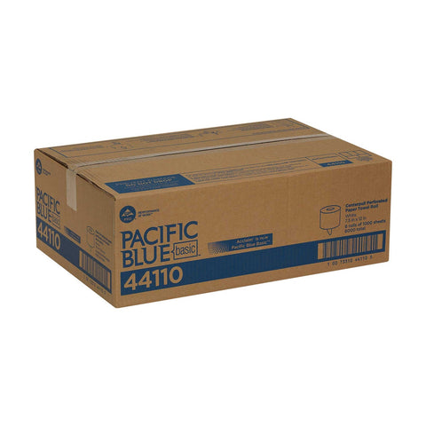 Acclaim 1-Ply Centerpull Perforated Towels, White -- 6 rolls per case.
