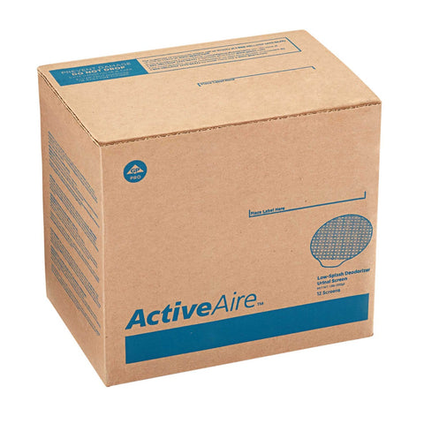 Georgia Pacific ActiveAire Coastal Breeze Low Splash Deodorizer Urinal Screen -- 12 per case.