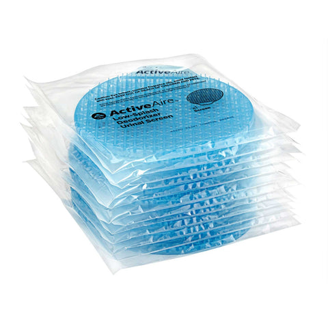 Georgia Pacific ActiveAire Coastal Breeze Low Splash Deodorizer Urinal Screen -- 12 per case.