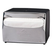 MorNap Black and Chrome Full Fold Table Model Napkin Dispenser -- 12 per case.