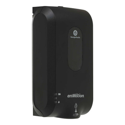 Georgia Pacific Pacific Blue Ultra Black Wall Mounted Manual Dispenser, 11.5 inch Width x 5.6 inch Deep x 4.4 inch Height.