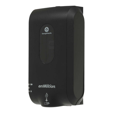 Georgia Pacific Pacific Blue Ultra Black Wall Mounted Manual Dispenser, 11.5 inch Width x 5.6 inch Deep x 4.4 inch Height.