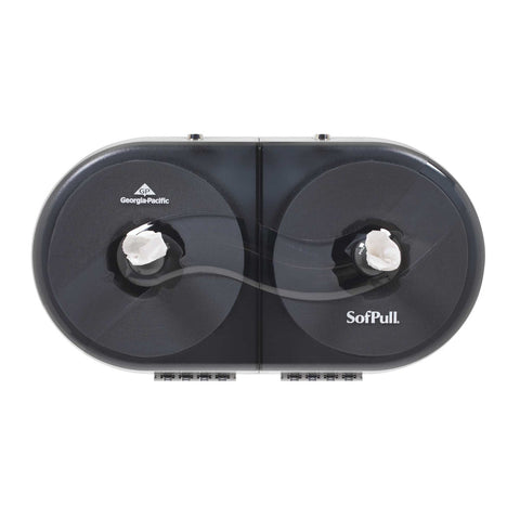 SofPull Twin High Capacity Centerpull Bathroom Tissue Dispenser.