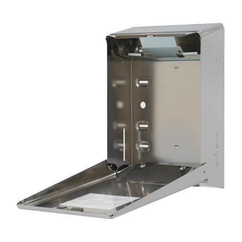 Georgia Pacific Chrome Combination C Fold and Multifold Paper Towel Dispenser.