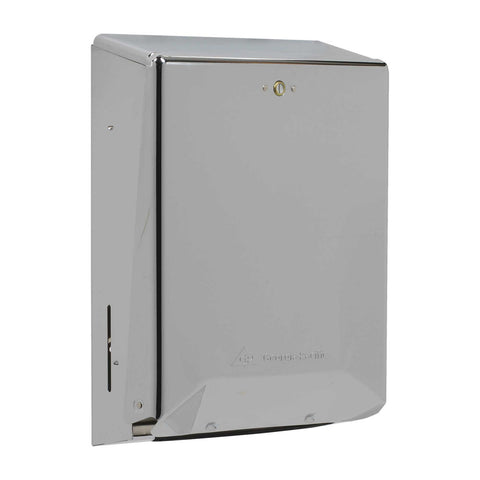 Georgia Pacific Chrome Combination C Fold and Multifold Paper Towel Dispenser.
