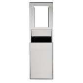 Georgia Pacific Stainless Steel Recessed Trash Receptacle Unit.