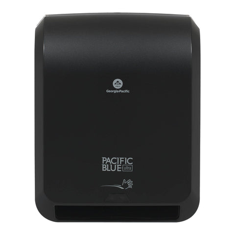 Georgia Pacific Pacific Blue Ultra Black Automated Touchless Paper Towel Dispenser, 12.9 inch Width x 8.7 inch Deep x 15.5 inch Height.