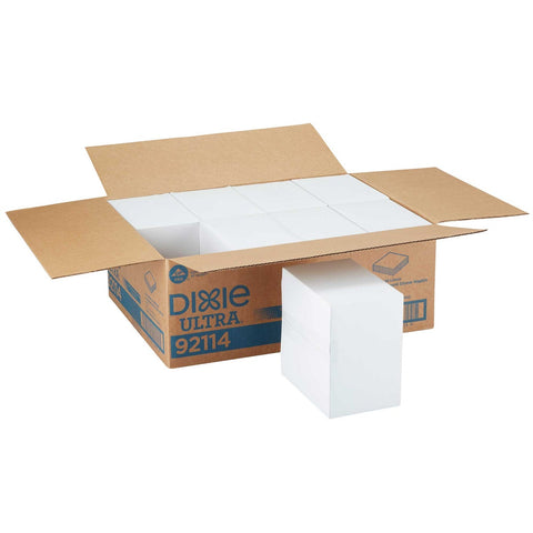 Essence Impressions 17x17 1/4-Fold Linen Replacement Dinner Napkins White -- 800 per case.