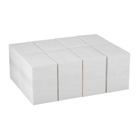 Essence Impressions 17x17 1/4-Fold Linen Replacement Dinner Napkins White -- 800 per case.