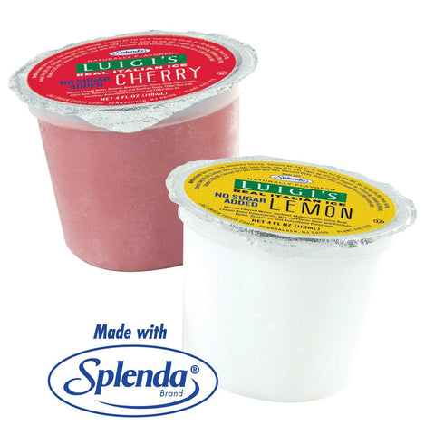 Luigi Cherry Italian Ice Cup, 4 Ounce -- 48 per case.
