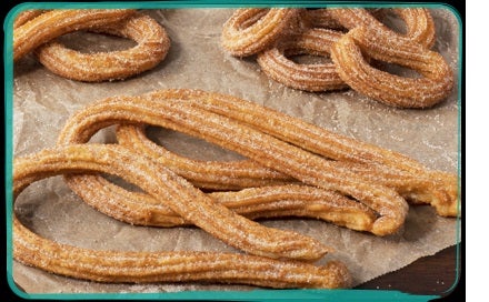 J and J Snacks California Churros Medium Loop Pre Fried Churros, 38 Gram -- 100 per case