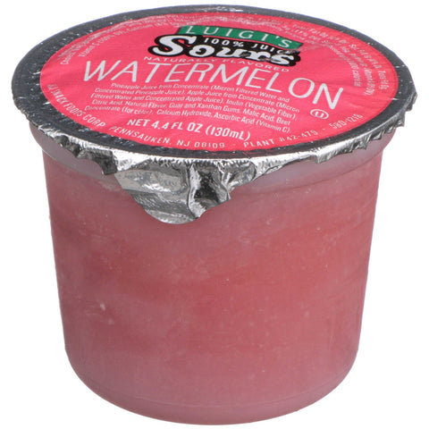 Luigi Sour Watermelon Sorbet, 4.4 Fluid Ounce -- 96 per case.