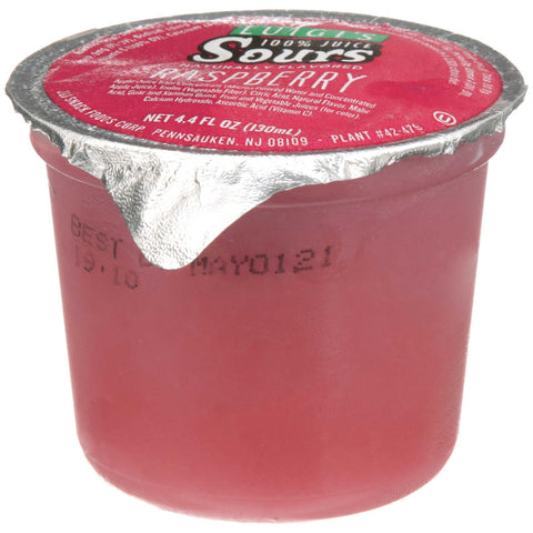 Luigi Sour Raspberry Sorbet, 4.4 Fluid Ounce -- 96 per case.