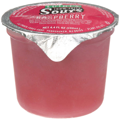 Luigi Sour Raspberry Sorbet, 4.4 Fluid Ounce -- 96 per case.