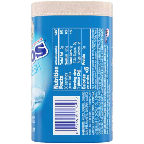 Mentos Pure Fresh Sugar Free Gum, 5.644 Ounce -- 36 per case