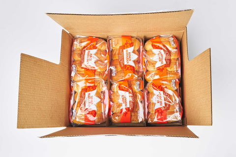 Kings Hawaiian Sweet Hot Dog Buns, 12 Ounce -- 12 per case.