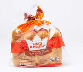 Kings Hawaiian Sweet Hot Dog Buns, 12 Ounce -- 12 per case.