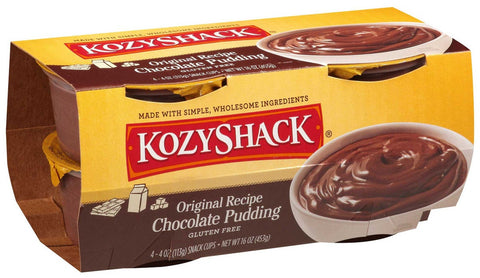 Kozy Shack Chocolate Pudding, 16 Ounce -- 12 per case