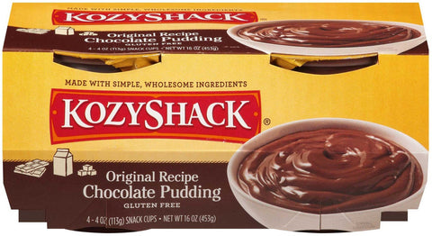 Kozy Shack Chocolate Pudding, 16 Ounce -- 12 per case