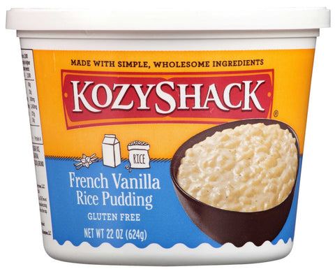 Kozy Shack French Vanilla Rice Pudding, 22 Ounce -- 6 per case
