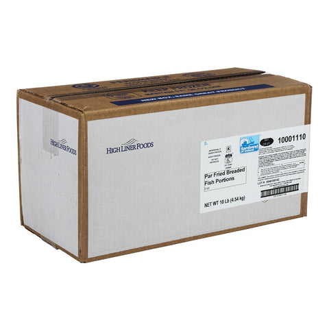 SeaCrisp Breaded Rectangle Haddock, 3 Ounce of 54 Pieces, 10 Pound.