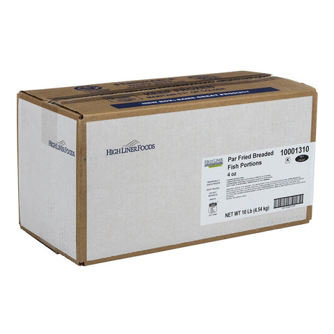 SeaCrisp Breaded Rectangle Haddock, 4 Ounce of 40 Pieces, 10 Pound.