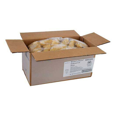 High Liner Foods Brewers Choice 2 Ounce Battered Cod Fillet Strip, 5 Pound -- 2 per case