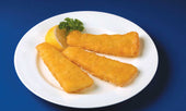 English Style Raw Fish-In-Batter Wedge Cut Cod, 2 Ounce of 75-85 Pieces, 10 Pound.