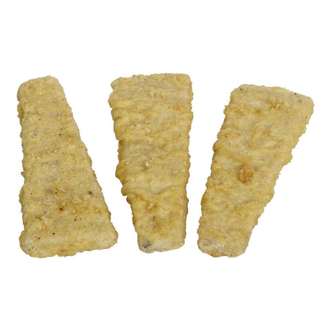 Seastar English Style Fish-In-Batter Wedge Cut Minced Cod, 4 Pound -- 9 per case.