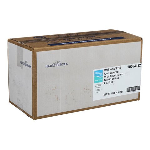 Redhook ESB Ale Batter Tail Off Round Shrimp, 2.5 Pound -- 4 per case.