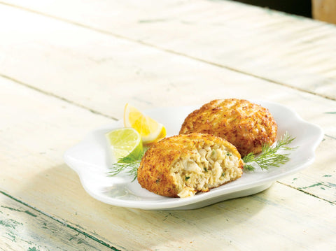 Maryland-Style Pre-Fried Crab Cake, 3 Ounce of 48 Pieces, 9 Pound.