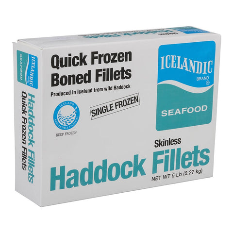 Icelandic Samband Of Iceland Haddock Fillet, 5 Pound -- 10 per case.