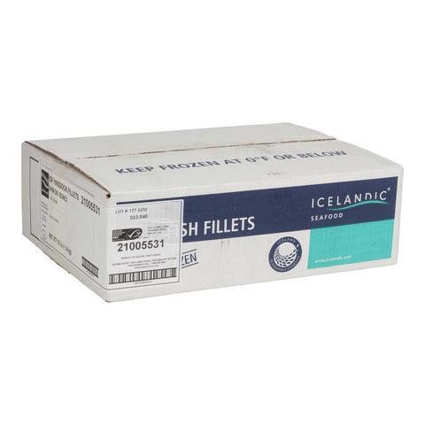 Skin On Boneless Haddock Fillet, 6 to 8 Ounce 19-29 Pieces, 10 Pound.