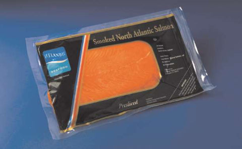 Icelandic Seafood Pre-Sliced Smoked Salmon Fillet, 1 to 2 pound -- 7 per case