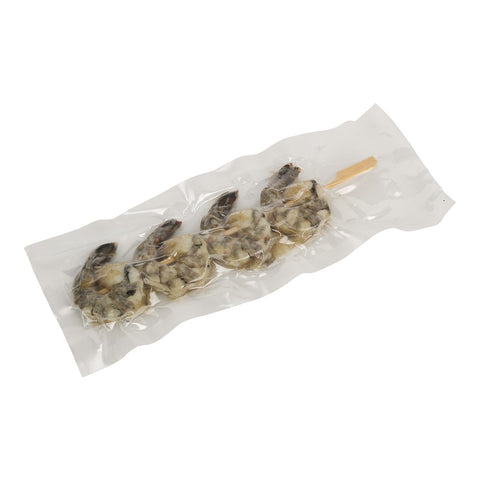 Icelandic Samband Of Iceland Big Bobs Lightly Marinated Skewer Shrimp, 2.5 Pound -- 4 per case.