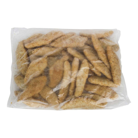 Icelandic Seafood Hush Puppy Coated Pangasuis Fillet Portion, 10 Pound.