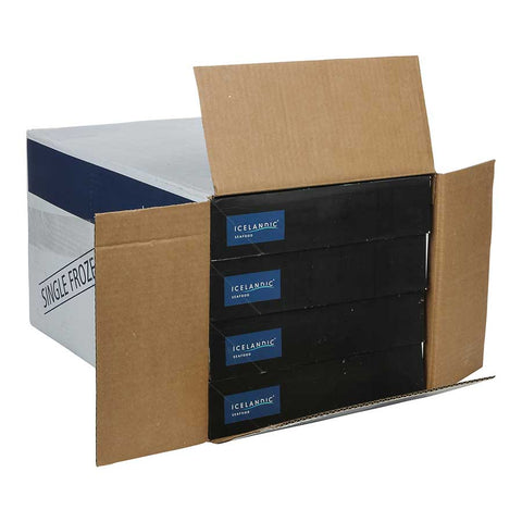 Frozen At Sea White and Flaky Haddock Fillet, 8 to 10 Ounce of Varies Pieces Per Bag, 12 Pound -- 4 per case.