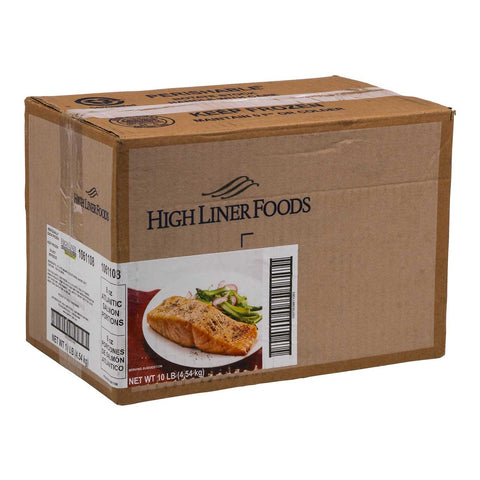 High Liner Foods 8 Ounce Atlantic Salmon Fillet, 10 Pound.