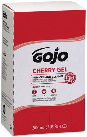 Gojo Cherry Scent Gel Pumice Hand Cleaner, 2000 Milliliter -- 4 per case